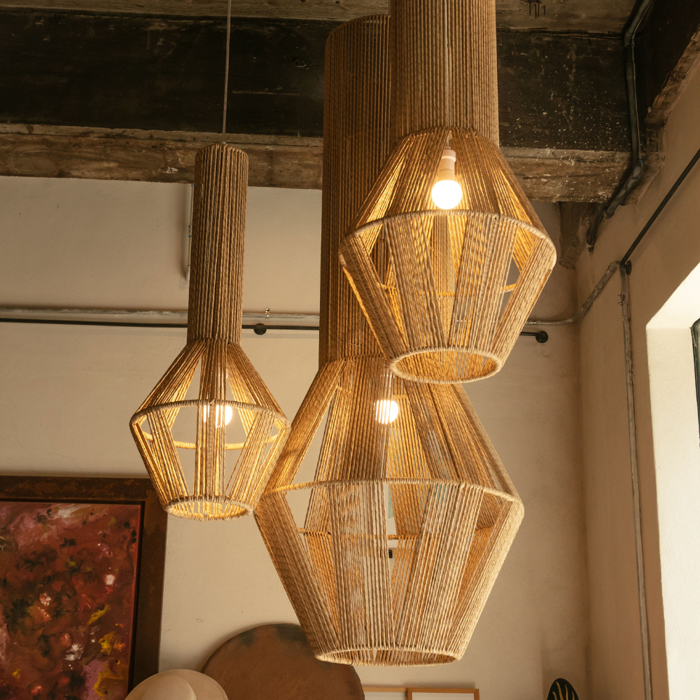 VIENNA - LÁMPARA COLGANTE TEJIDA A MANO