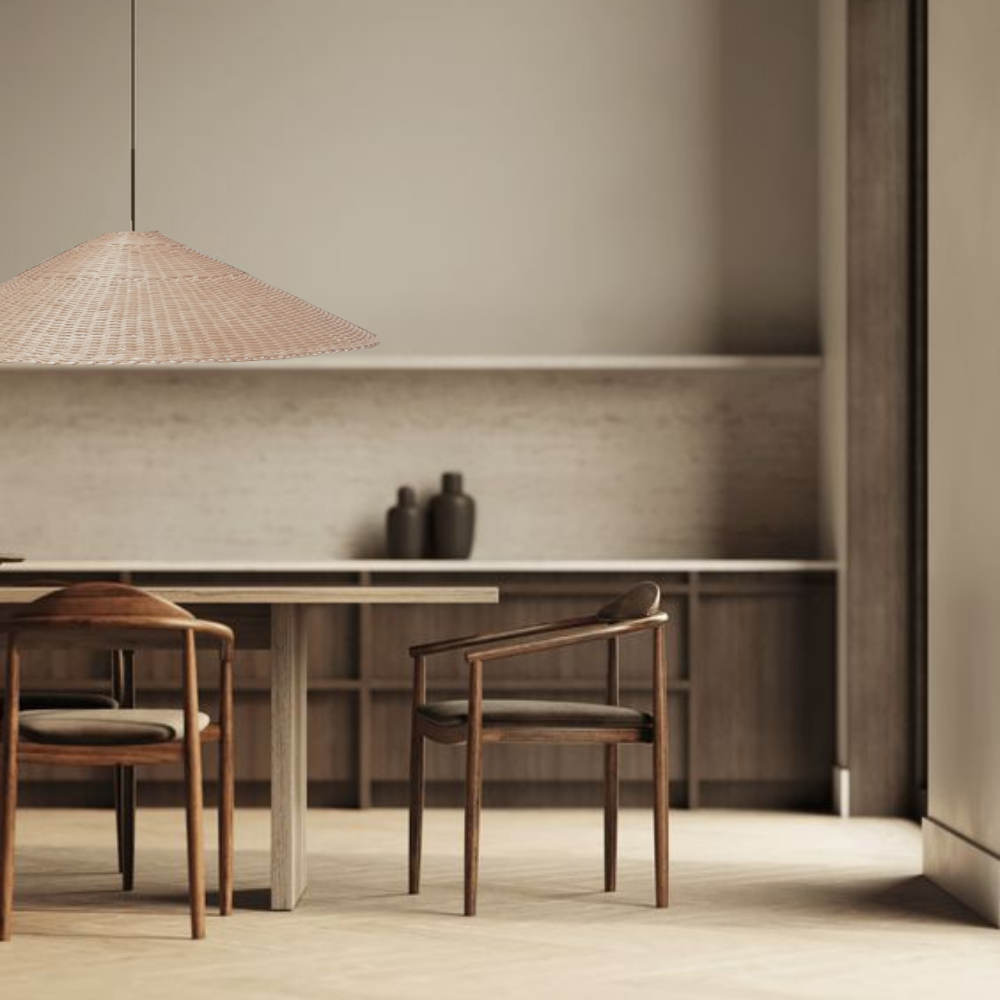 LORAH ARENA - LÁMPARA COLGANTE DE RATÁN