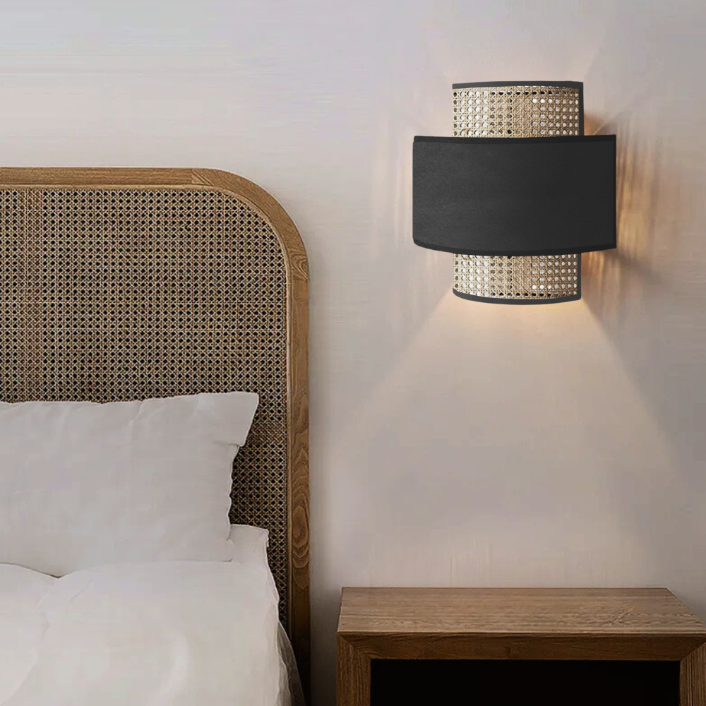 AURA NUBE - LÁMPARA ARBOTANTE DE OJO DE PERDIZ Y TERCIOPELO