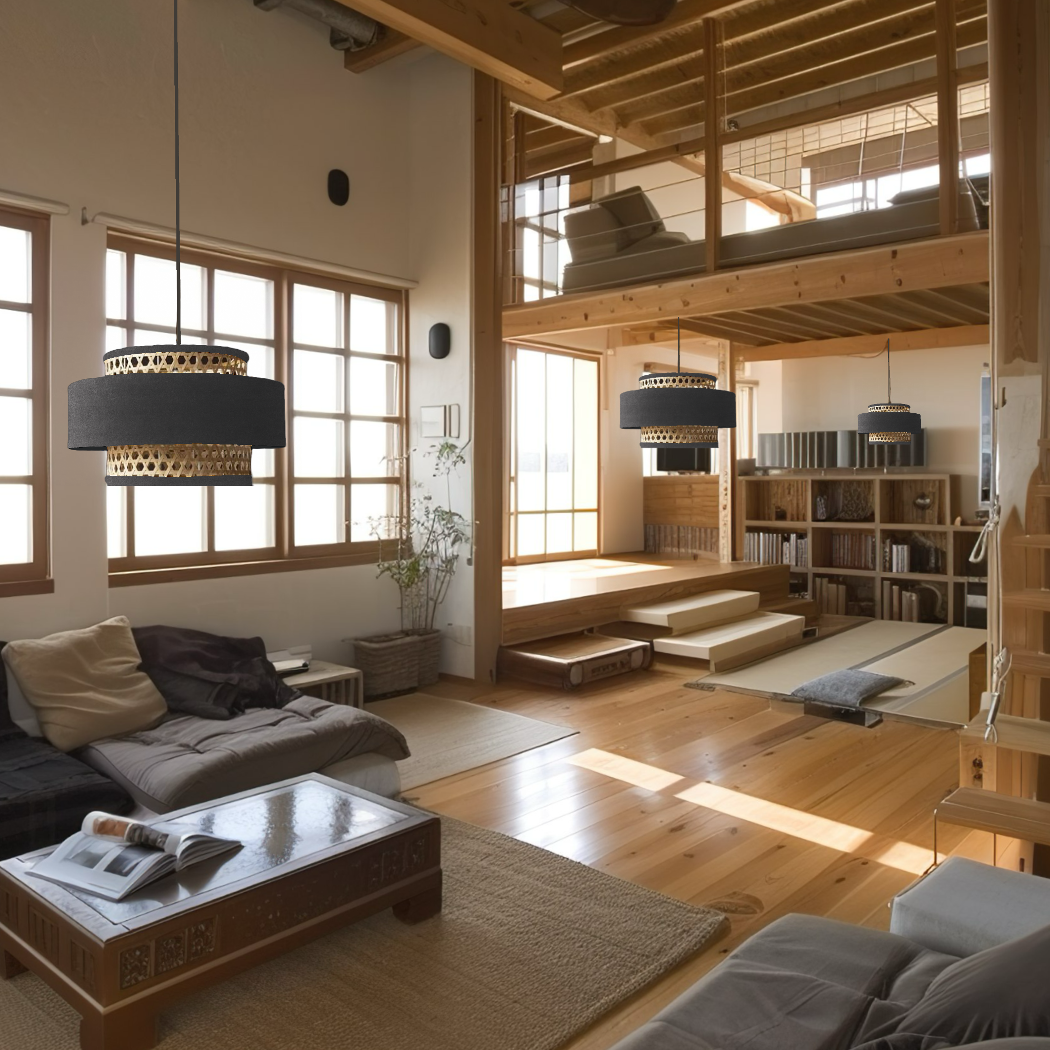 LANNA NUBE - LÁMPARA COLGANTE DE OJO DE PERDIZ Y TERCIOPELO