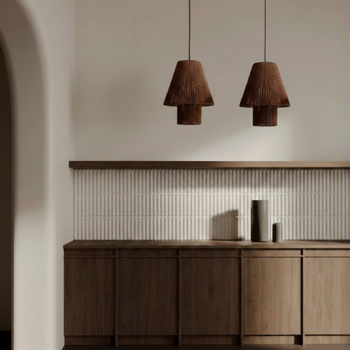 LILITH TERRA  I - LÁMPARA COLGANTE DE ARTI - SEDA