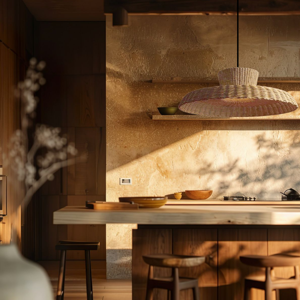 BALLA - LÁMPARA COLGANTE DE RATÁN