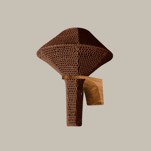 LIZA TERRA - LAMPARA DE PARED EN CROCHET